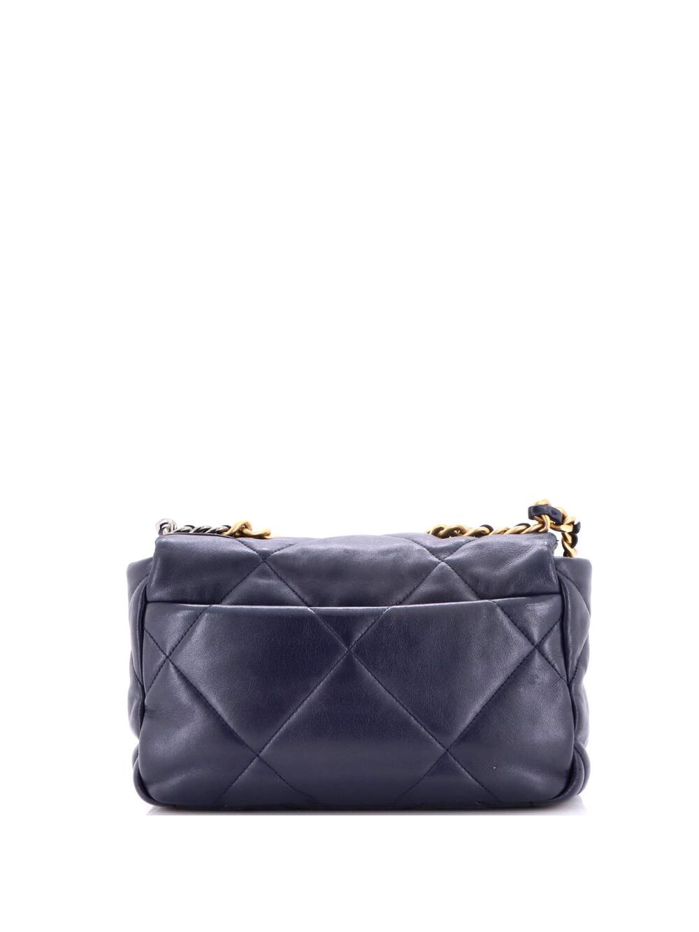 Chanel 19 Flap Bag Quilted Leather #248418C47B - Picture 3 of 8